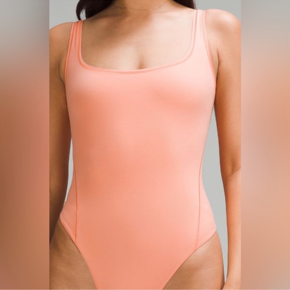 LULULEMON NULU SQUARE NECK SLEEVELESS BODYSUIT NWT